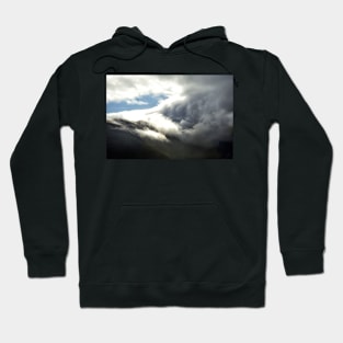 Clouds rolling over the summit of Ben Nevis Hoodie